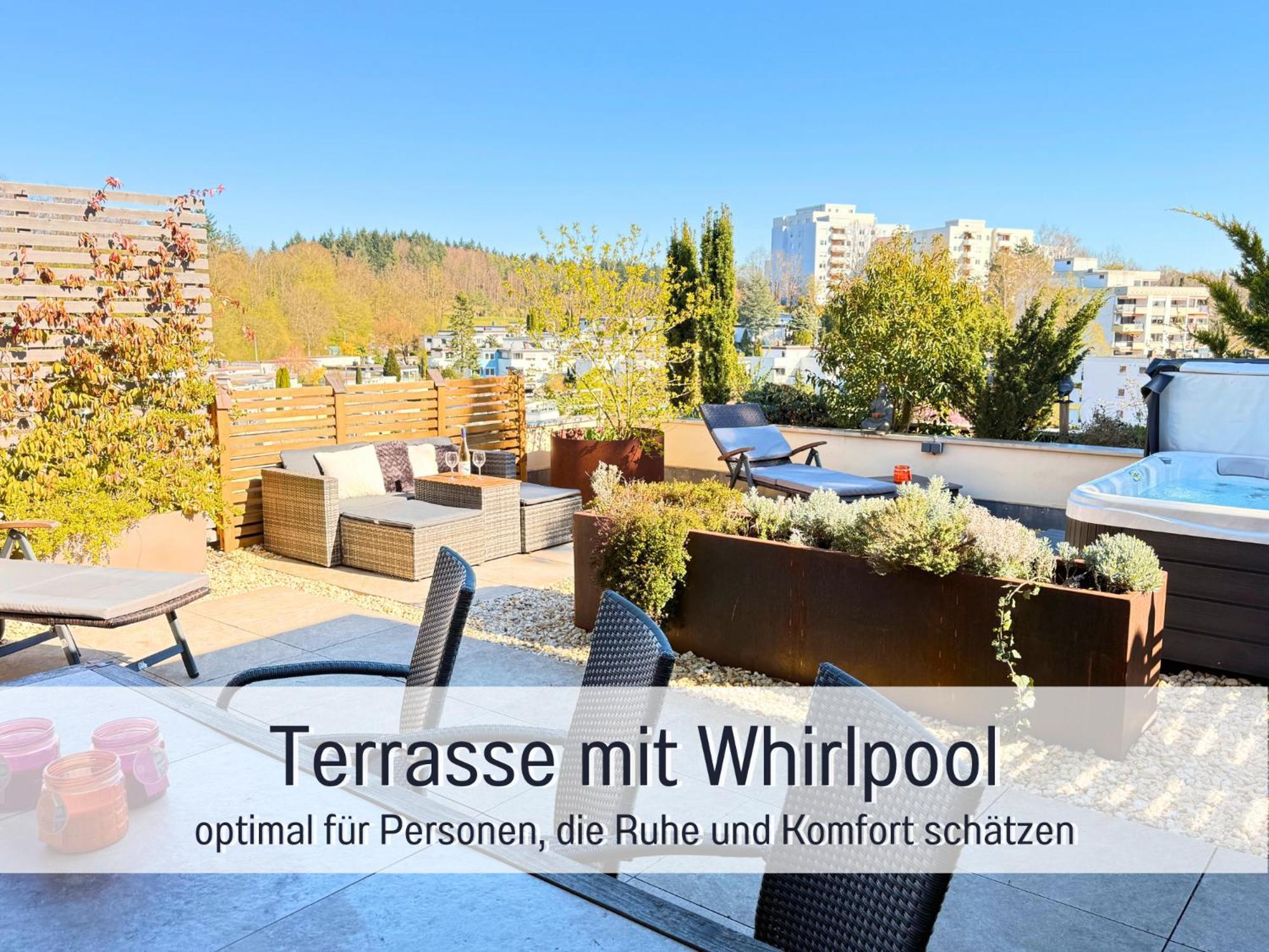 Sonnenterrasse - 3 Schlafzimmer, Whirlpool & Alpenblick - Perfekt Fuer Romantik Oder Familienurlaub Mit Kind , Hund Willkommen By Ferienwohnenamsee - อูเบอร์ลิงเงน ภายนอก รูปภาพ